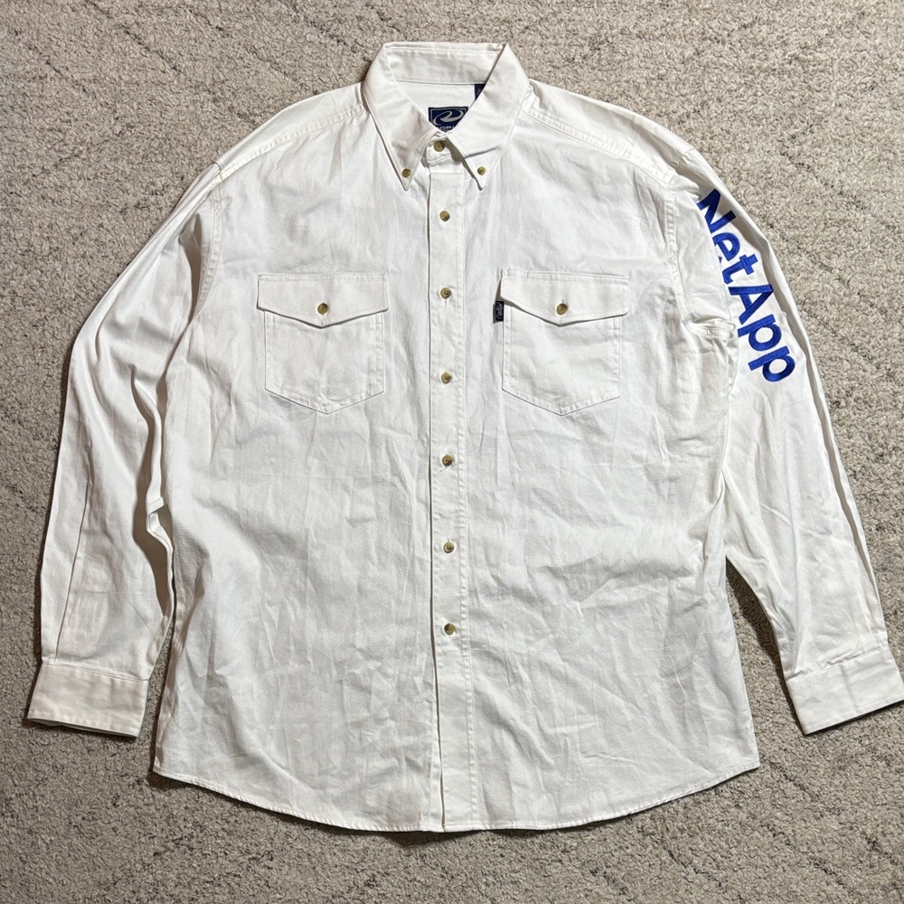 Roper White Long Sleeve Shirt